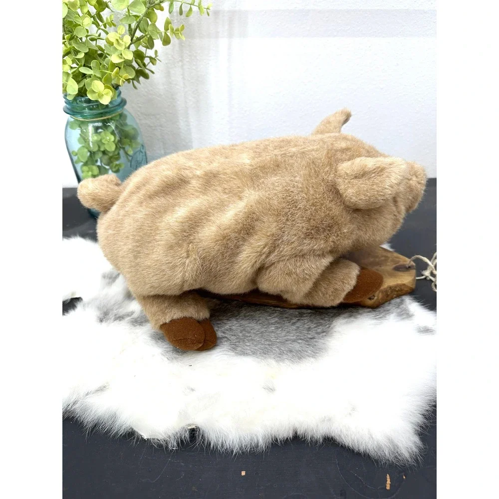 Lou Rankin Harlin Pig‎ Full Body puppet hand plush Applause hog toy 21637